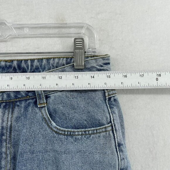 Bongo Jeans Women's Sz 29 Blue Mom Straight Leg High-Rise Pockets Regular Denim - Picture 3 of 12